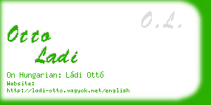 otto ladi business card